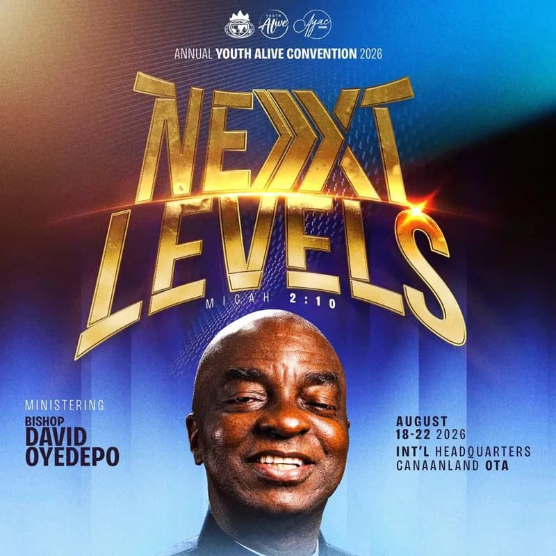 Bishop David Oyedepo, Presiding Bishop, Living Faith Church Worldwide